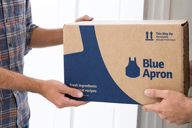blue apron box